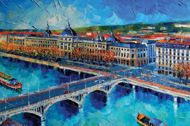 Hôtel-Dieu de Lyon I by Mona Edulesco wall art