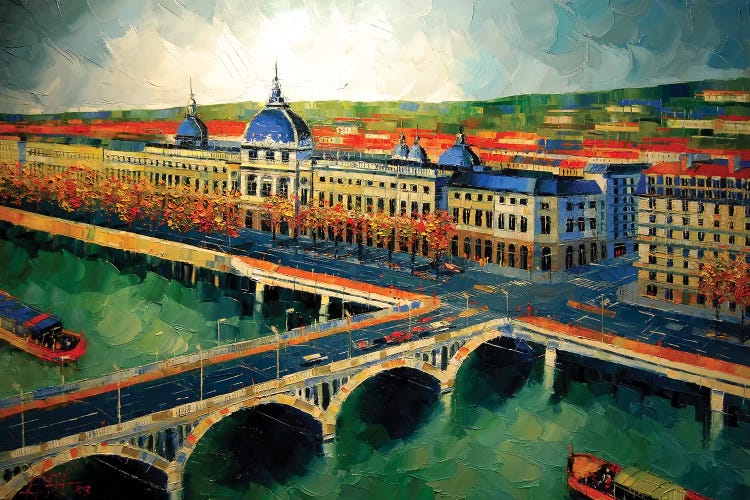 Hôtel-Dieu de Lyon II by Mona Edulesco wall art