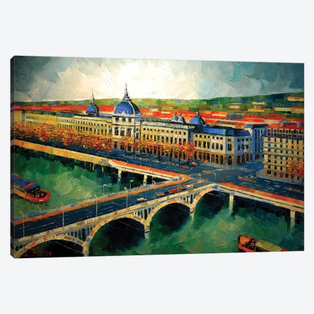 Hôtel-Dieu de Lyon II Canvas Print #MGE28} by Mona Edulesco Canvas Wall Art