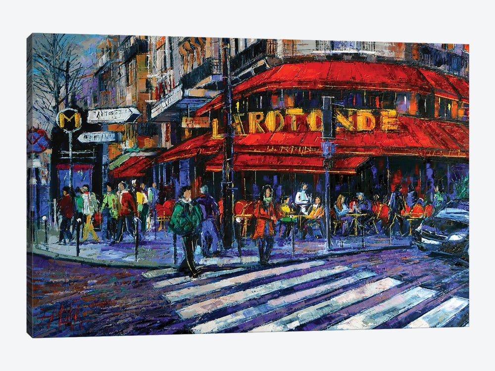 La Rotonde Paris by Mona Edulesco 1-piece Art Print