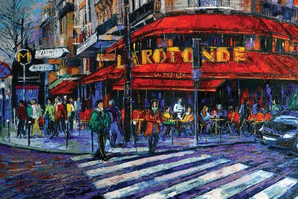 Mona Edulesco: La Rotonde Paris by Mona Edulesco