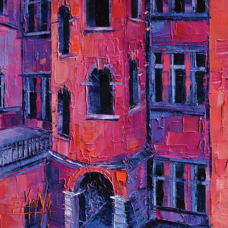 La Tour Rose Lyon by Mona Edulesco wall art