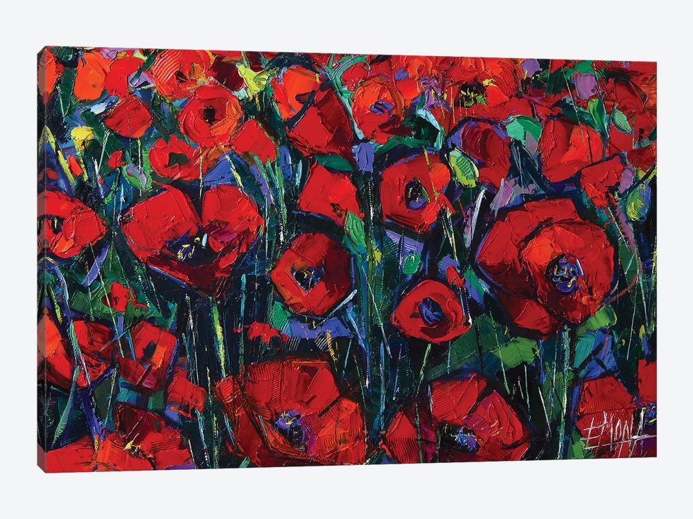 Poppies Symphony by Mona Edulesco 1-piece Art Print