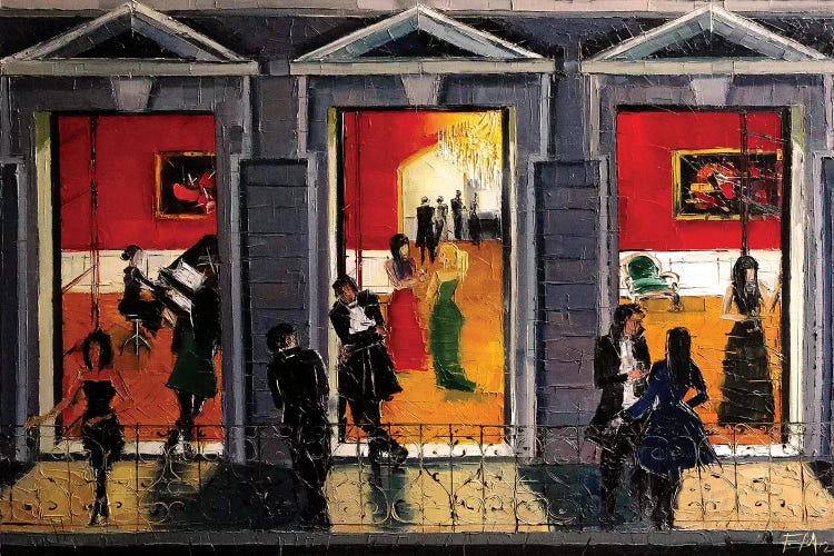 Soiree Parisienne by Mona Edulesco wall art
