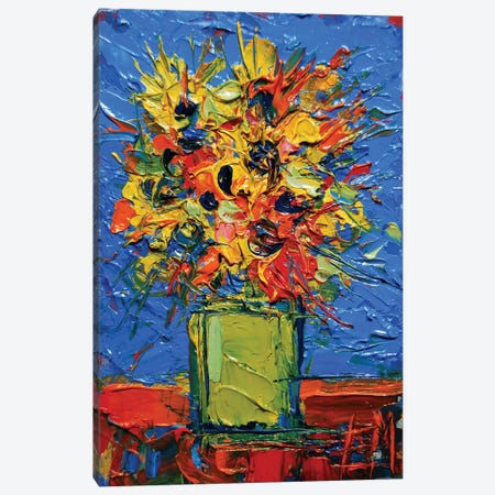 Abstract Miniature Bouquet Canvas Print #MGE6} by Mona Edulesco Canvas Art Print