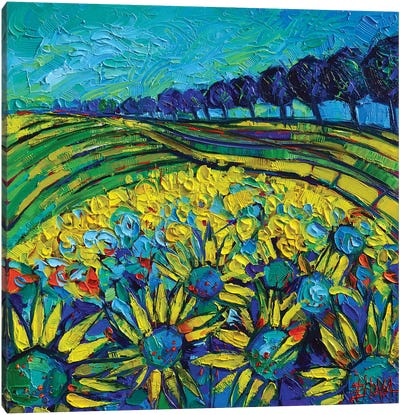 Sunflowers Phantasmagoria Canvas Art Print