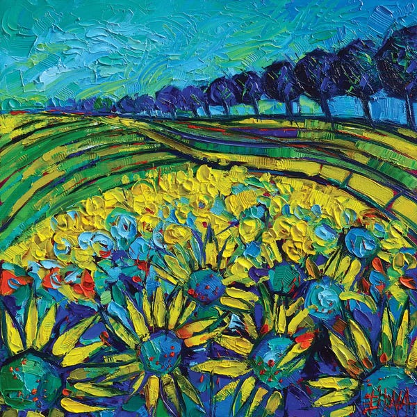 Mona Edulesco: Sunflowers Phantasmagoria by Mona Edulesco