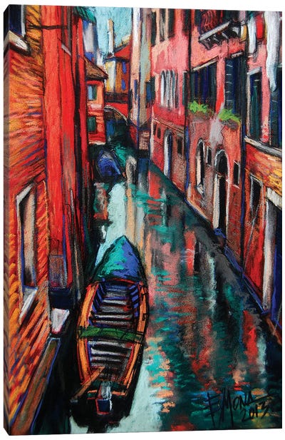 The Colors Of Venice Canvas Art Print - Mona Edulesco