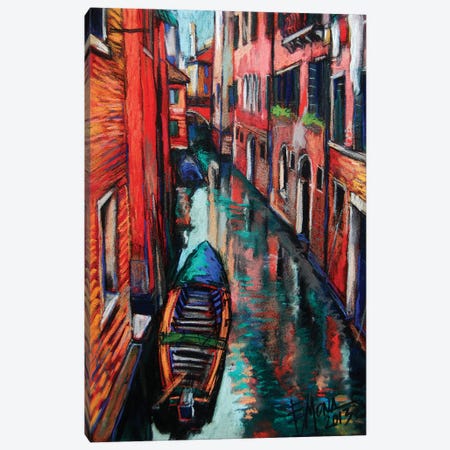 The Colors Of Venice Canvas Print #MGE80} by Mona Edulesco Canvas Wall Art