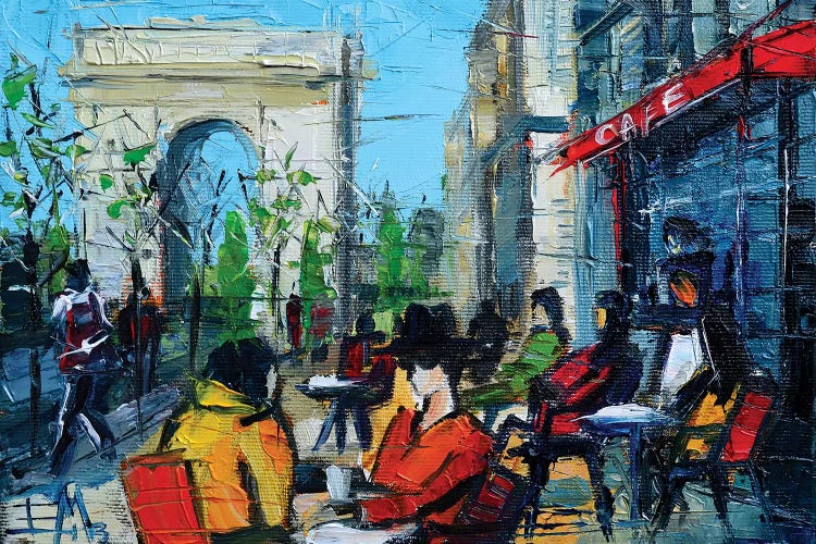 Urban Story - Champs-Élysées by Mona Edulesco wall art