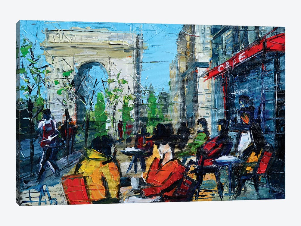 Urban Story - Champs-Élysées by Mona Edulesco 1-piece Art Print