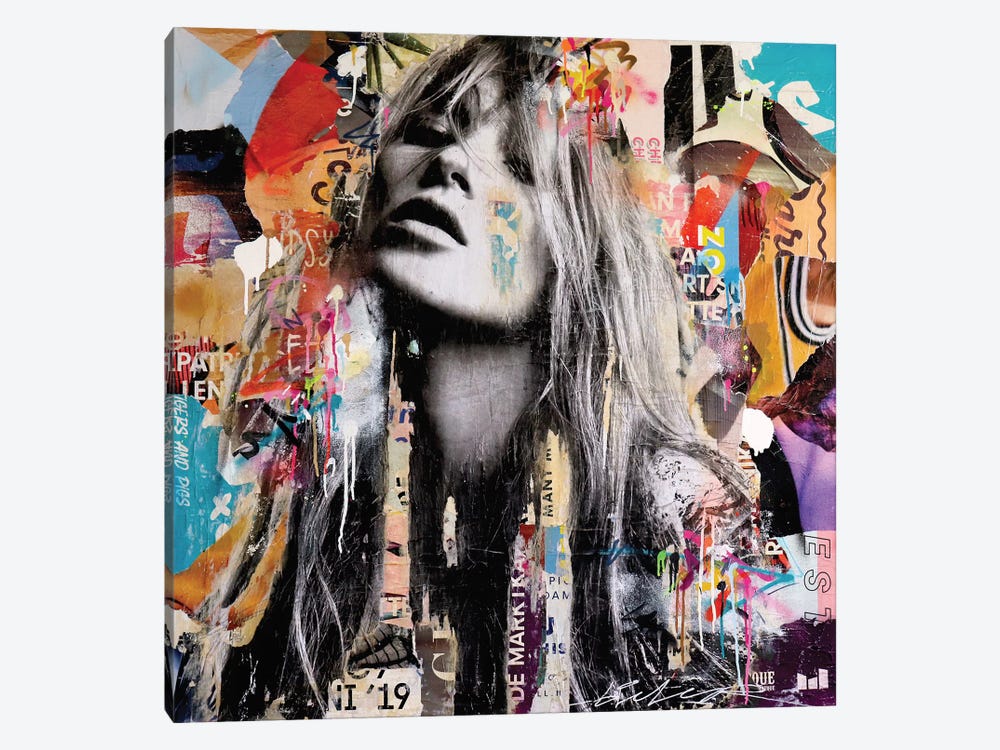 Kate Moss London by Michiel Folkers 1-piece Canvas Wall Art