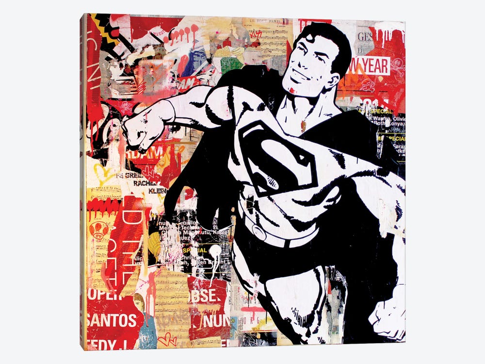 Flying For Justice by Michiel Folkers 1-piece Canvas Art Print