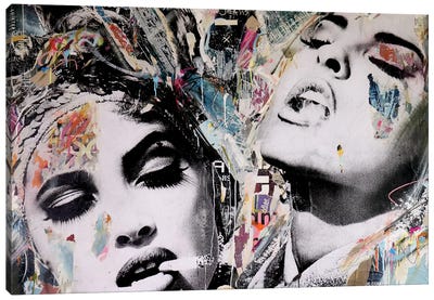 Ephemeral Passion II Canvas Art Print - Brigitte Bardot