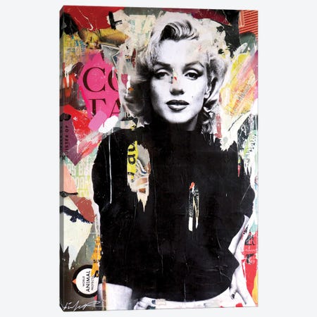 Marilyn II Canvas Print #MGF163} by Michiel Folkers Canvas Artwork