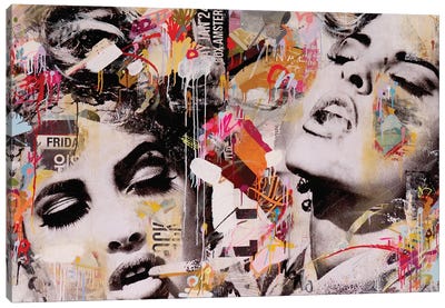 Ephemeral Passion III Canvas Art Print - Brigitte Bardot