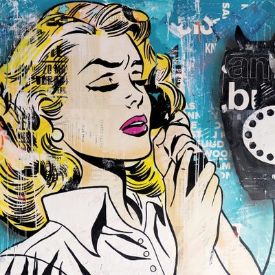 I Miss Your Absence Too by Michiel Folkers framed canvas print