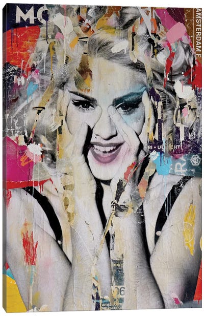 Lady Madonna II Canvas Art Print - Pop Music Art