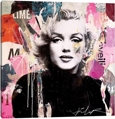I Defy Gravity II Canvas Art Print - Marilyn Monroe