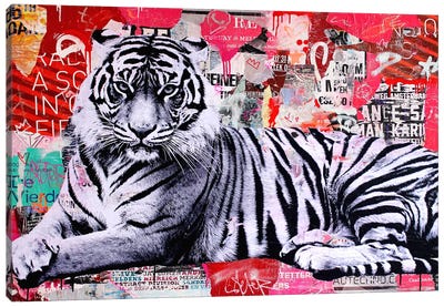 Tiger Painting Canvas Set, Tiger Canvas Print, Tiger Decor Metal