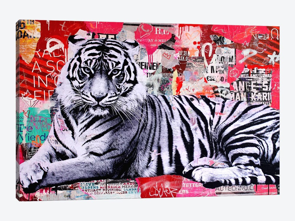 Tigerstyle I by Michiel Folkers 1-piece Canvas Print