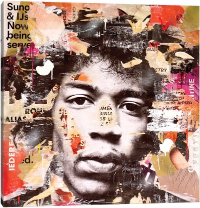 Jim Canvas Art Print - Jimi Hendrix