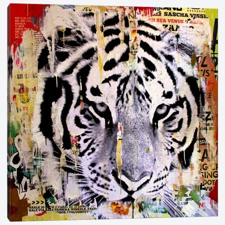 Tigerstyle II Canvas Print #MGF18} by Michiel Folkers Canvas Art