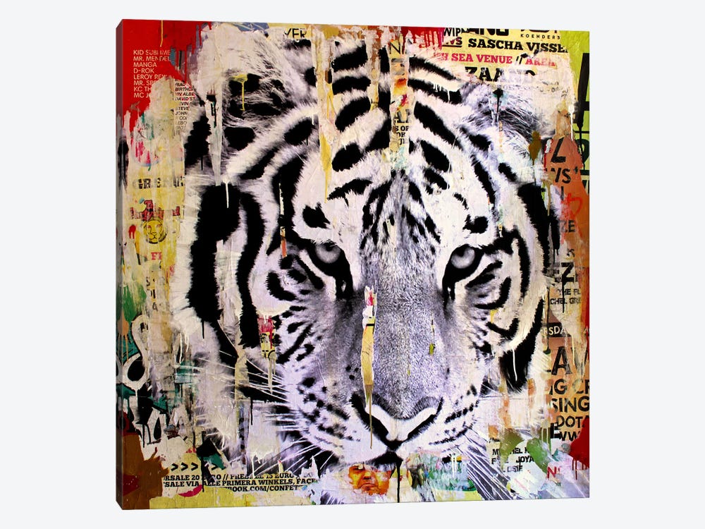 Tigerstyle II by Michiel Folkers 1-piece Canvas Art