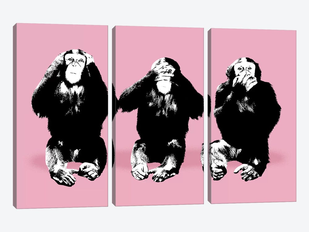 What You Looking At by Michiel Folkers 3-piece Canvas Art Print