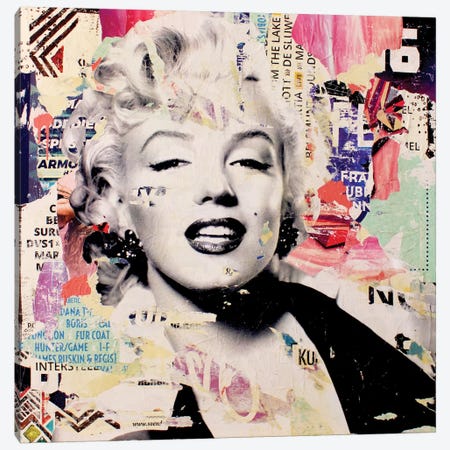 Marilyn I Canvas Print #MGF23} by Michiel Folkers Canvas Art Print