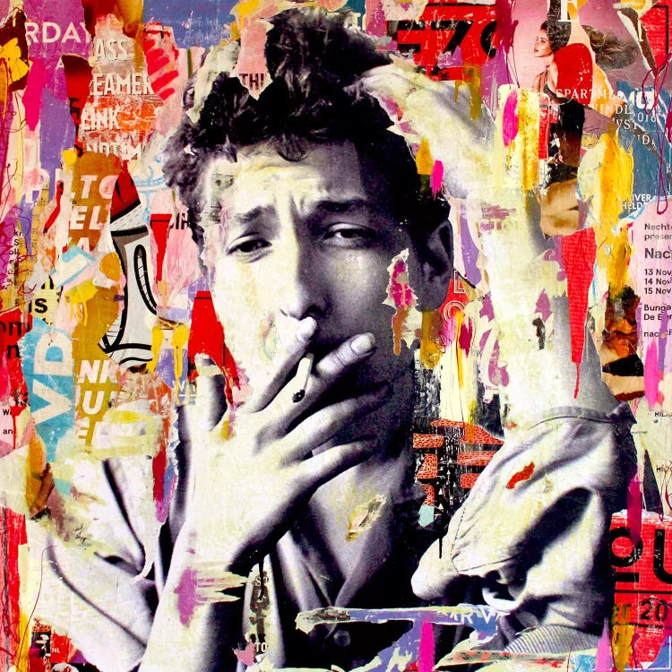 Bob Dylan by Michiel Folkers wall art