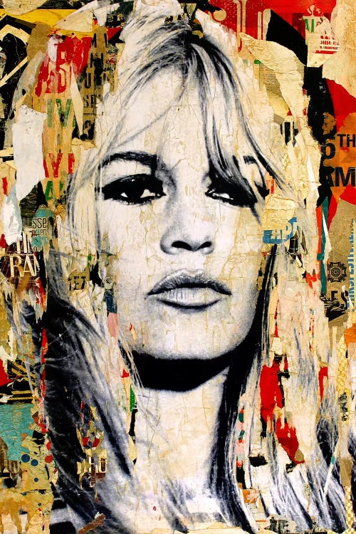 Brigitte Bardot by Michiel Folkers wall art