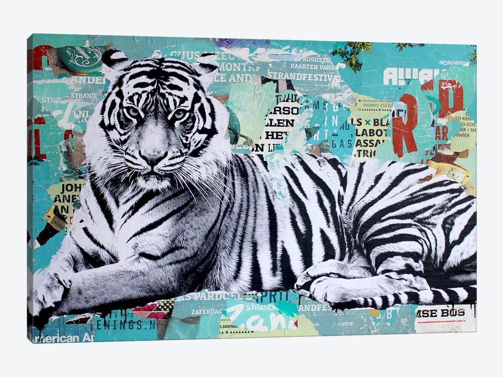 Tigerstyle III by Michiel Folkers 1-piece Canvas Print