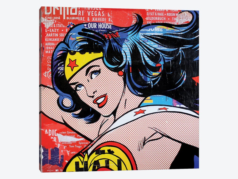 Wonder Woman I by Michiel Folkers 1-piece Canvas Art Print