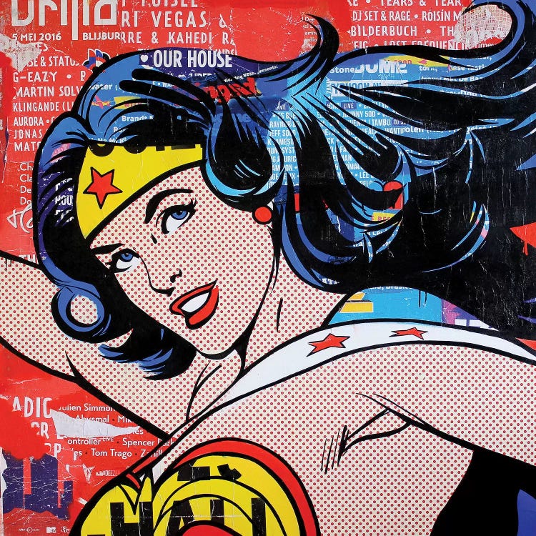 Wonder Woman I by Michiel Folkers wall art