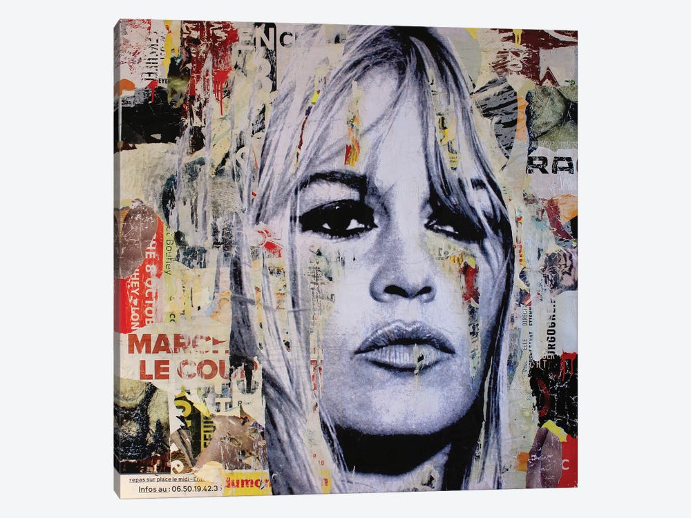 Brigitte Bardot II by Michiel Folkers 1-piece Canvas Wall Art
