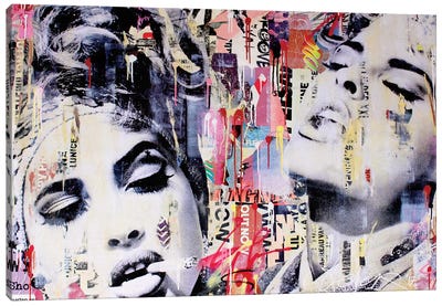 Ephemeral Passion Canvas Art Print - Brigitte Bardot