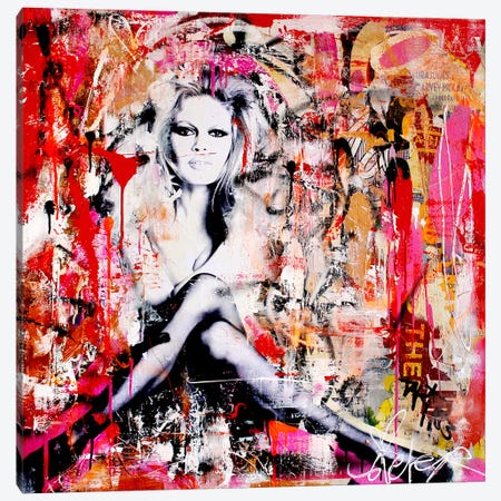 Brigitte Is In St.Tropez Again II Canvas Print #MGF5} by Michiel Folkers Canvas Artwork