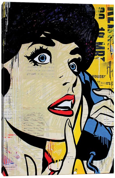 Don't Call Me, Baby Canvas Art Print - Michiel Folkers