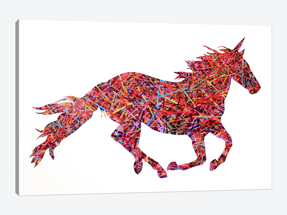 Don't Ride The Unicorn by Michiel Folkers 1-piece Art Print