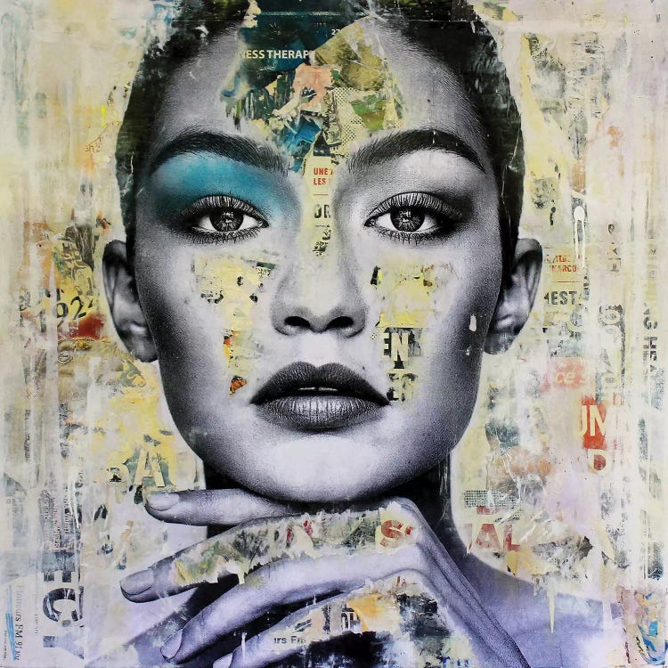 Gigi Hadid by Michiel Folkers wall art