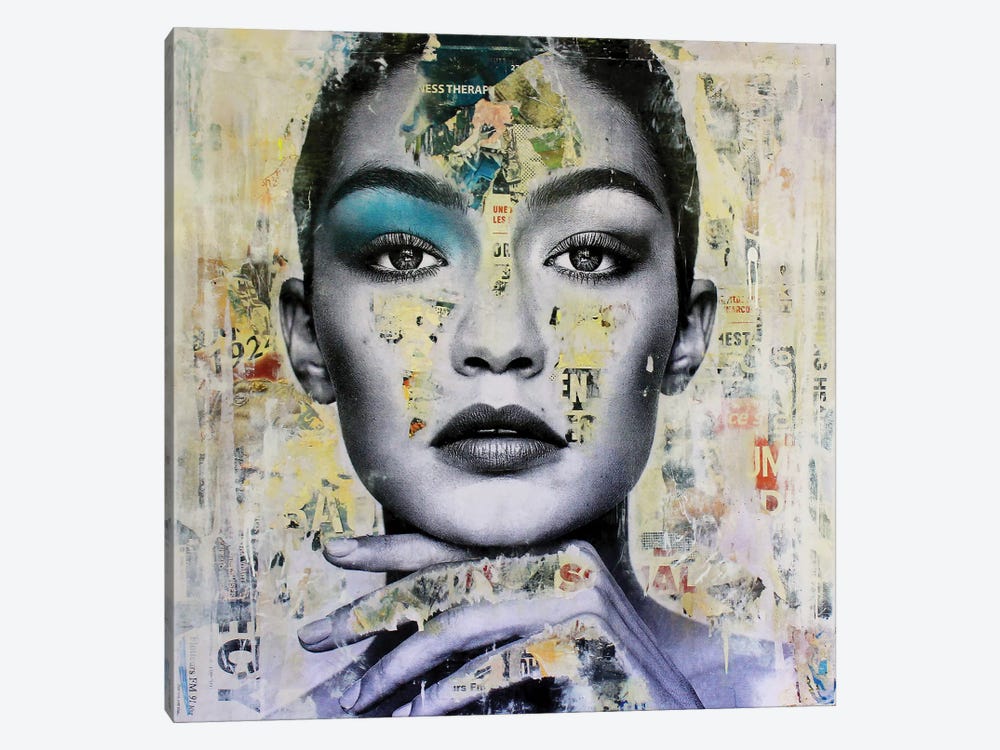 Gigi Hadid by Michiel Folkers 1-piece Canvas Artwork