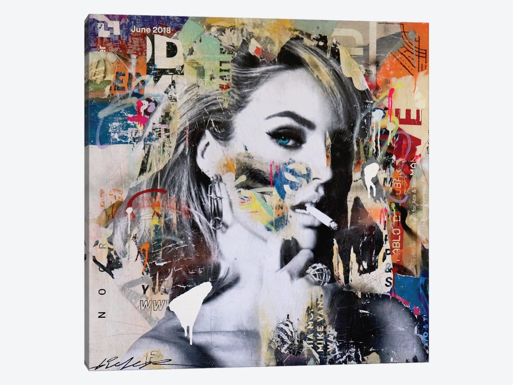 Candice Swanepoel by Michiel Folkers 1-piece Canvas Art Print