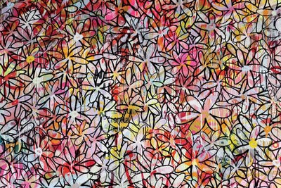 Flowers by Michiel Folkers framed canvas print