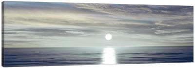Sunlit Horizon II Canvas Art Print - Lake & Ocean Sunrise & Sunset Art