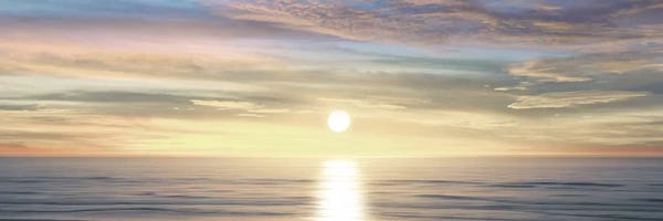 Beach Lover: Sunlit Horizon III by Maggie Olsen