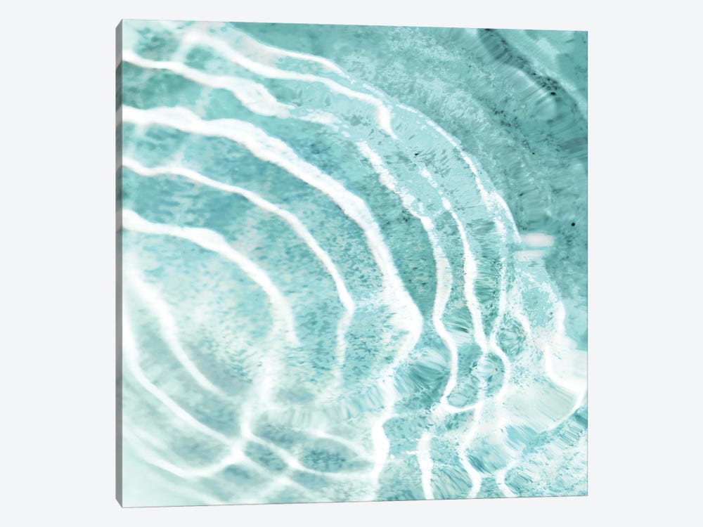 Aqua Ripple Reflection II by Maggie Olsen 1-piece Canvas Art Print