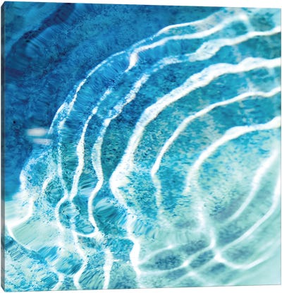Aqua Ripple Reflection III Canvas Art Print - Maggie Olsen