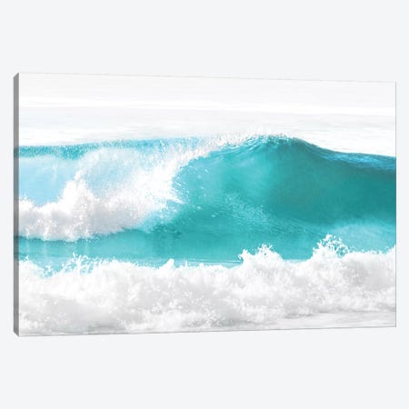 Aqua Wave I Canvas Print #MGG21} by Maggie Olsen Canvas Art