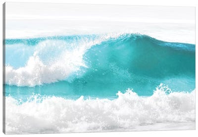Aqua Wave I Canvas Art Print - Surfing Art